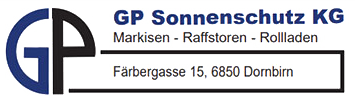 Logo GP Sonnenschutz KG